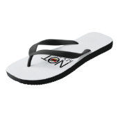 Niet mijn koning teenslippers (Schuin)