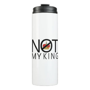 Niet mijn koning thermosbeker