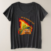 Niet mijn ontbijt met Taco Plus-formaat T-shirt (Design voorkant)