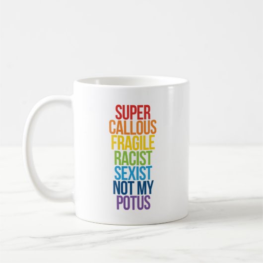 Niet mijn potus koffiemok (Links)