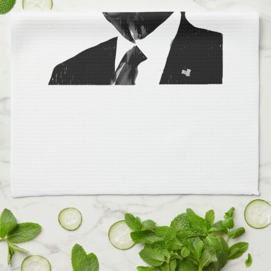 Niet mijn President Anti Trump Inaguration Liberal Theedoek (Gevouwen)