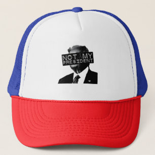 Niet mijn President Anti Trump Inaguration Liberal Trucker Pet