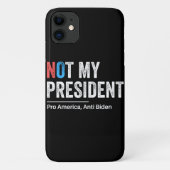 Niet mijn President Case-Mate iPhone Case (Achterkant)