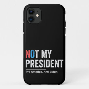 Niet mijn President Case-Mate iPhone Case