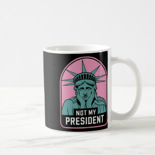 Niet mijn President impeach Trump Resist Anti Trum Koffiemok