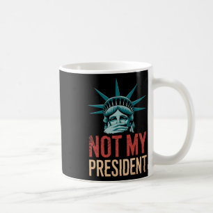 Niet mijn President impeach Trump Resist Anti Trum Koffiemok