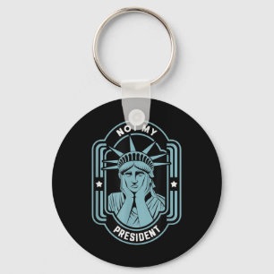 Niet mijn President impeach Trump Resist Anti Trum Sleutelhanger