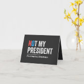 Niet mijn President Kaart (Gele Bloem)