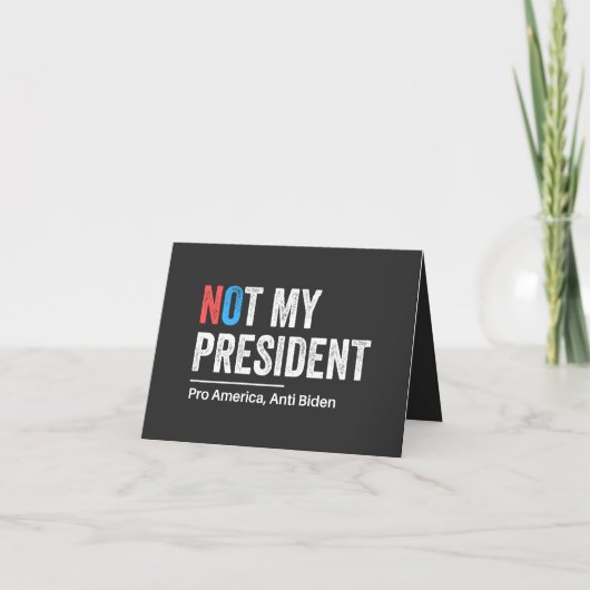 Niet mijn President Kaart (Voorkant)