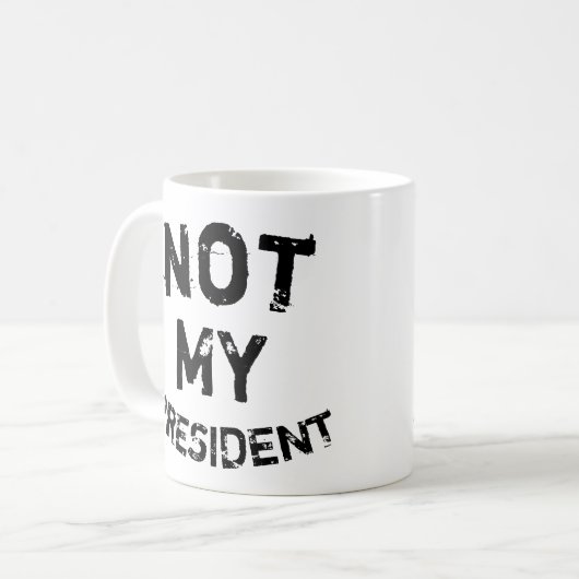 Niet mijn President Koffiemok (Voorkant links)
