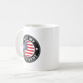Niet mijn president koffiemok (Voorkant links)