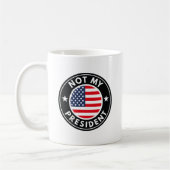 Niet mijn president koffiemok (Links)