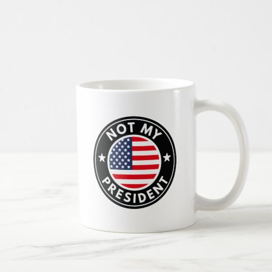 Niet mijn president koffiemok (Rechts)