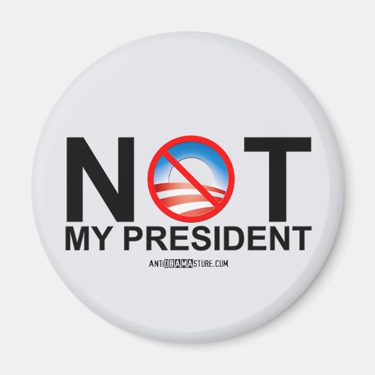 Niet mijn President Magneet (Voorkant)