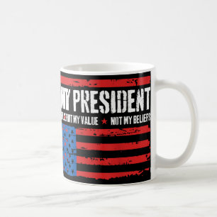 Niet mijn President, niet mijn stem, niet mijn ove Koffiemok