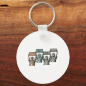 Niet mijn President, niet mijn stem, niet mijn waa Sleutelhanger (Voorkant)