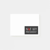 Niet mijn president post-it® notes (Voorkant)