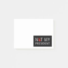 Niet mijn president post-it® notes
