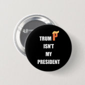 Niet mijn President Ronde Button 5,7 Cm (Voorkant /achterkant)