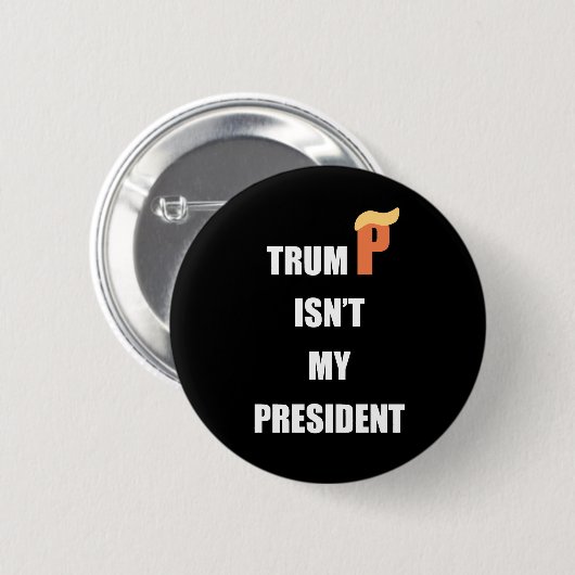 Niet mijn President Ronde Button 5,7 Cm (Voorkant /achterkant)