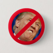 Niet mijn President Ronde Button 5,7 Cm (Voorkant)