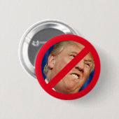 Niet mijn President Ronde Button 5,7 Cm (Voorkant /achterkant)