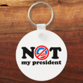 NIET MIJN PRESIDENT SLEUTELHANGER (Voorkant)