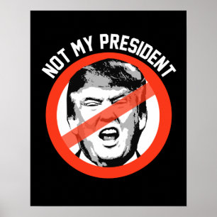 Niet mijn President - Stop het Trump-symbool - Ant Poster