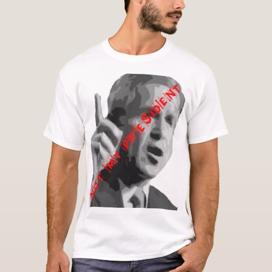 niet mijn president t-shirt (Voorkant)