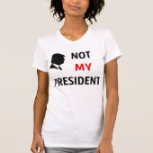Niet mijn President T-shirt (Voorkant)