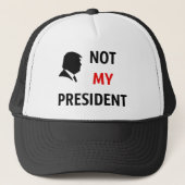 Niet mijn President Trucker Pet (Voorkant)