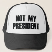 Niet mijn President Trucker Pet (Voorkant)