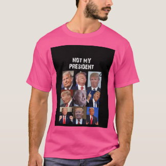 Niet mijn President Trump: politieke humor T-shirt