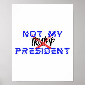 Niet mijn President (zeg nee tegen het fascisme) Poster