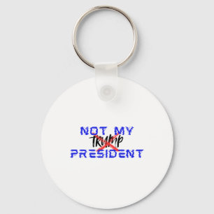Niet mijn President (zeg nee tegen het fascisme) Sleutelhanger