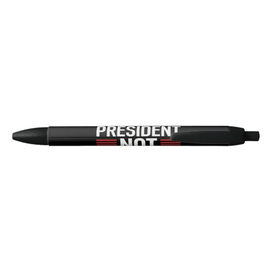 Niet mijn President Zwarte Inkt Pen (Achterkant)