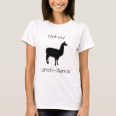 Niet mijn prob-lama t-shirt (Voorkant)