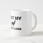 NIET MIJN PROB LLAMA GROTE KOFFIEKOP (Voorkant rechts)