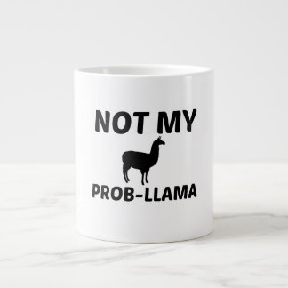 NIET MIJN PROB LLAMA GROTE KOFFIEKOP