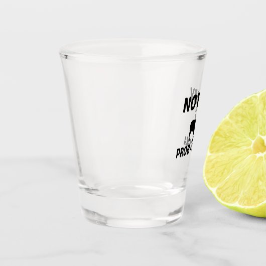 NIET MIJN PROB LLAMA SHOT GLAS (Links)