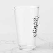 Niet mijn probleem glas (Rechts)