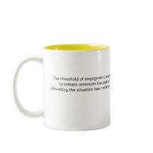 Niet mijn probleem koffie mok