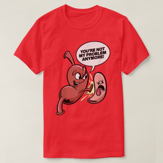 Niet mijn probleem meer Gastric Sleeve bariatrisch T-shirt (Design voorkant)
