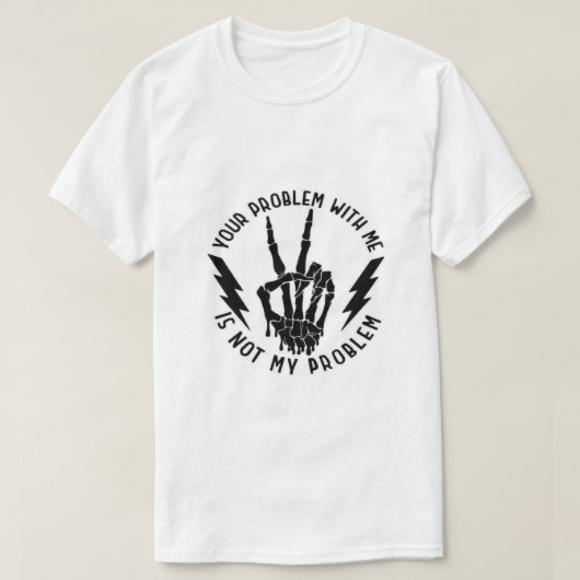 Niet mijn probleem t-shirt (Design voorkant)