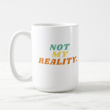 Niet mijn realityretro-Mok