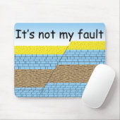 Niet mijn schuld muismat (Met muis)