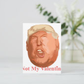 niet mijn valentijn feestdagenkaart (Staand voorkant)