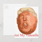 niet mijn valentijn feestdagenkaart (Voorkant / Achterkant)
