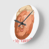 niet mijn valentijn ronde klok (Hoek)