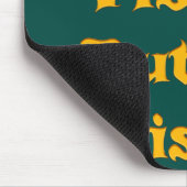 Niet mijn visie, maar zijn visie op kunst muismat (Hoek)